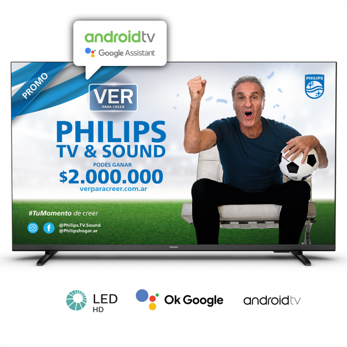 Smart Tv Philips 32 PHD6917 HD Android Tv - Casa del Audio