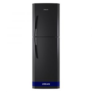 Heladera con Freezer DREAN HDR320F50N Black Steel 314Lt Negra