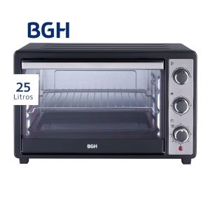 Horno Eléctrico BGH Duo BHE25M23N 25 Lts 1380W Doble Grill 