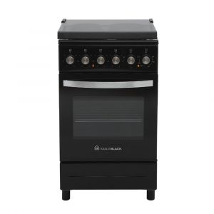 Cocina Eléctrica KANJI KJH-EKB001V 4 Hornallas Color Negro