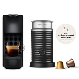 Cafetera NESPRESSO ESSENZA Mini C White +  Aeroccino 