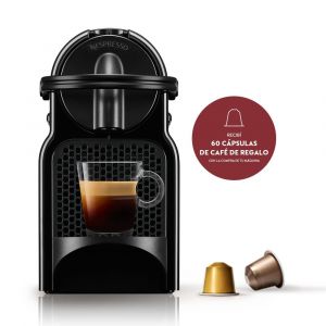 Cafetera NESPRESSO INISSIA Automática Cápsulas Monodosis Negra